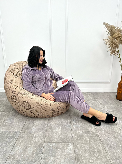 Махровый женский костюм-пижама Palmira батал Киев - изображение 2