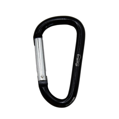 Карабин туристический Tramp Набір 10 шт без муфти 7 cм Black (UTRA-301-black) Винница - изображение 1