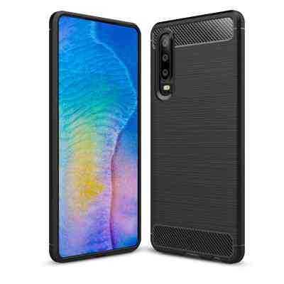 Чехол для мобильного телефона Laudtec для Huawei P30 Carbon Fiber (Black) (LT-P30B) Винница