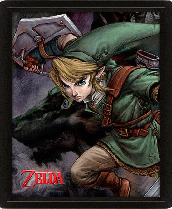 3D Постер The Legend Of Zelda (Twilight Princess) 25,4 x 20,3 см Рівне - фото 1