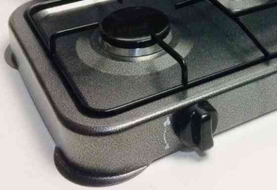 Плита газова настільна Domotec MS-6603 на 3 конфорки, чорна Вінниця