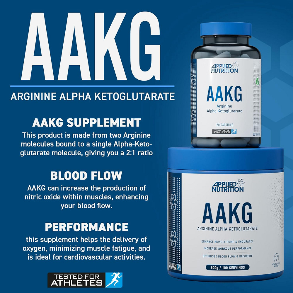 Аргінін альфа-кетоглутарат Applied Nutrition AAKG, 300 г Луцьк - фото 3