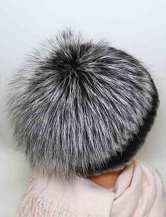 Шапка хутряна жіноча едельвейс Інесса Шиншиловий Харків