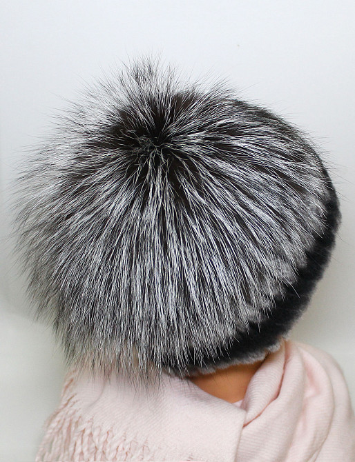 Шапка меховая женская эдельвейс Инесса Шиншиловый Харьков - изображение 4