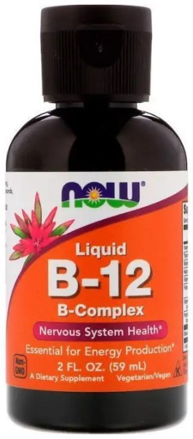 Комплекс вітамінів групи В Вітамін В12 Now Foods B-Complex В-12 59 мл Київ - фото 1