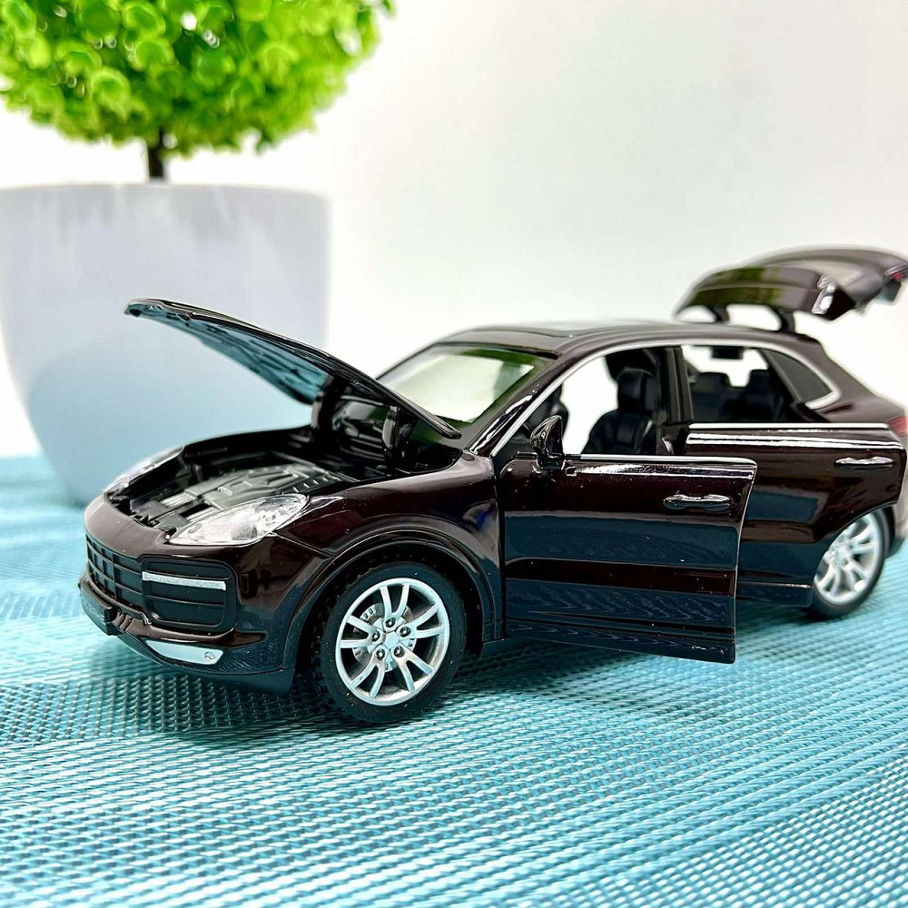 Машинка металева АвтоЕксперт Porsche Cayenne 5 1:32 світло/звук Темно-коричнева (24705) Чернігів - фото 7