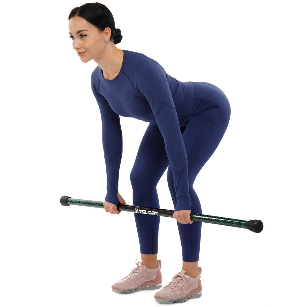 Палиця гімнастична 3-секційна Бодибар Zelart 9994-5 вага 5 кг Київ - фото 9