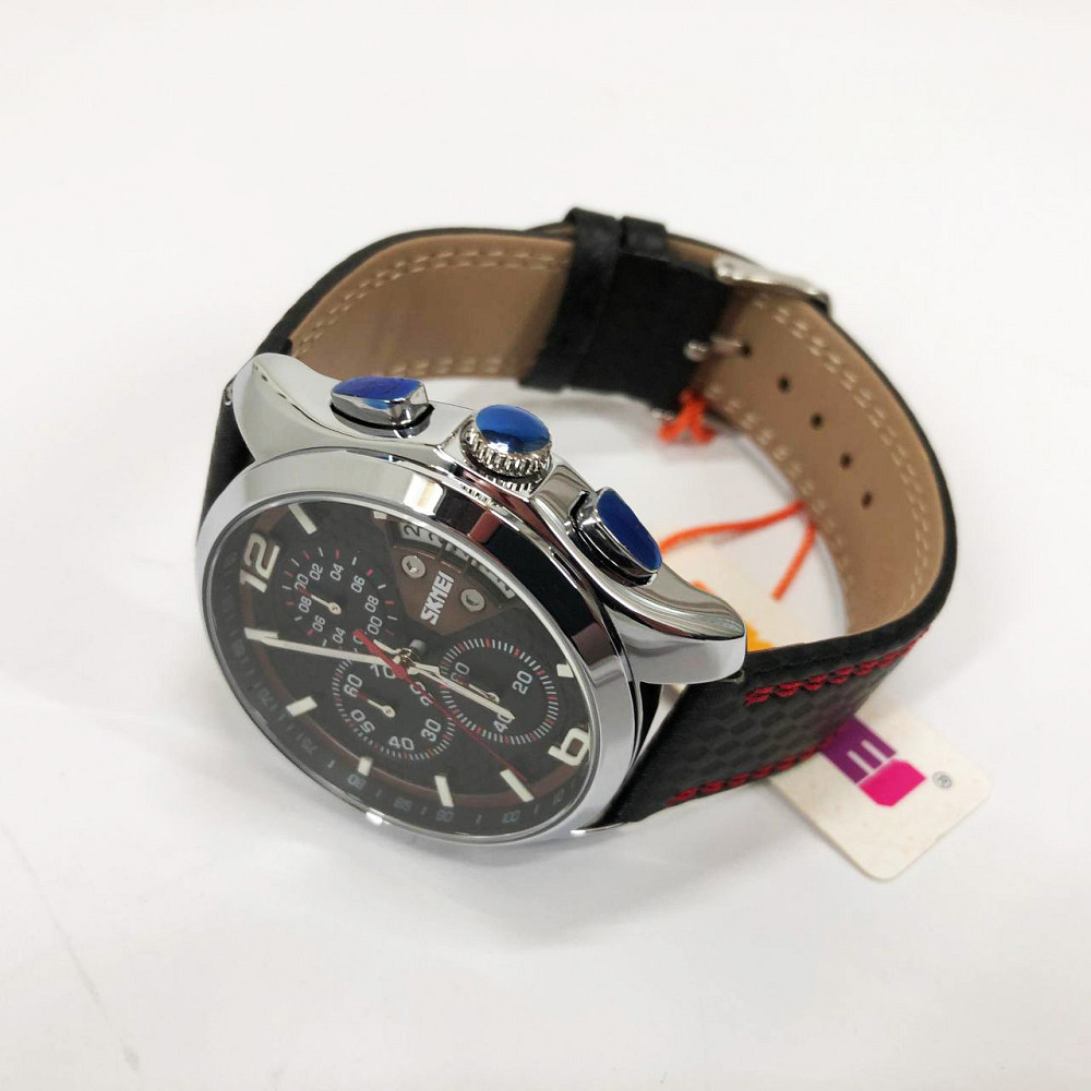 Брендові чоловічі годинники на браслеті SKMEI 9106RD, Годинник чоловічий BR-702 дуже стильні Київ - фото 1