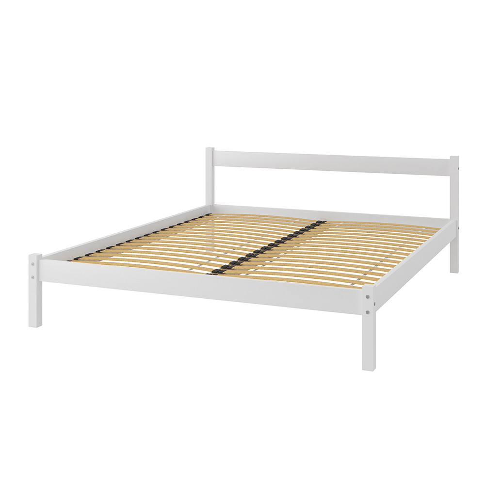 Двоспальне дерев'яне ліжко Mebigrand MG01 Білий RAL 9003 160х200 см (MBG-21875) Дніпро - фото 2