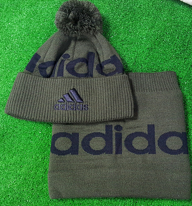 Комплект шапка+бафф  Adidas Originals Pom Pom Fleece Киев - изображение 5
