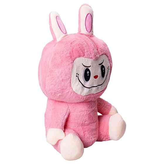 Мягкая игрушка-плед,подушка 3 в 1 Лабубу 50 см Красный ТМ COLORFUL HOME LAB2R Киев