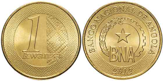 1 кванз 2012 Ангола UNC Полтава