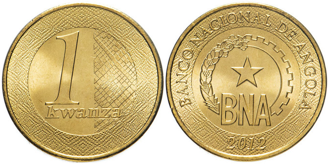 1 кванз 2012 Ангола UNC Полтава - фото 1