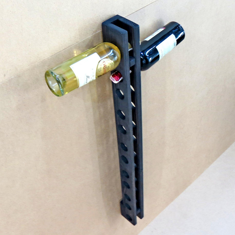 Настенная винная полка 