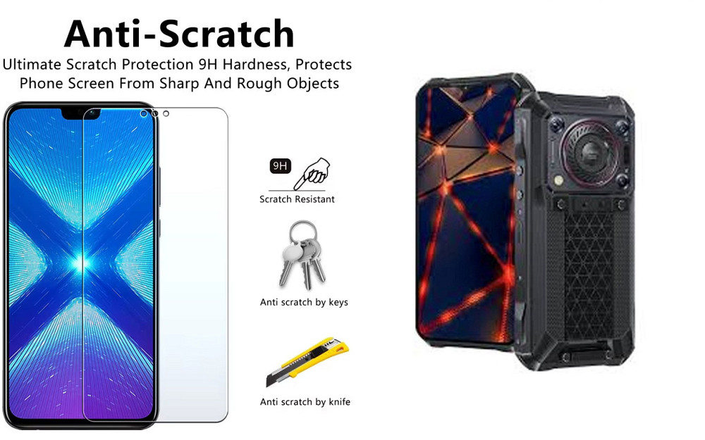 Захисне скло NeoGlass для Oukitel WP33 Pro – надпрозоре та стійке Київ - фото 1