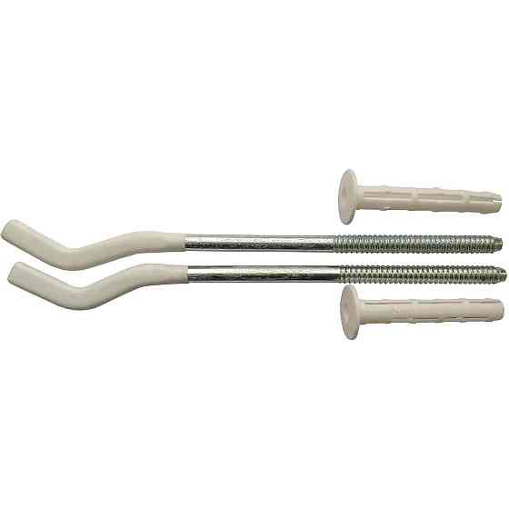 Комплект кронштейнов радиатора CRISTAL NS-1016 штырьковый прорезиненный с дюбелем Ø9х245мм (2шт) Киев