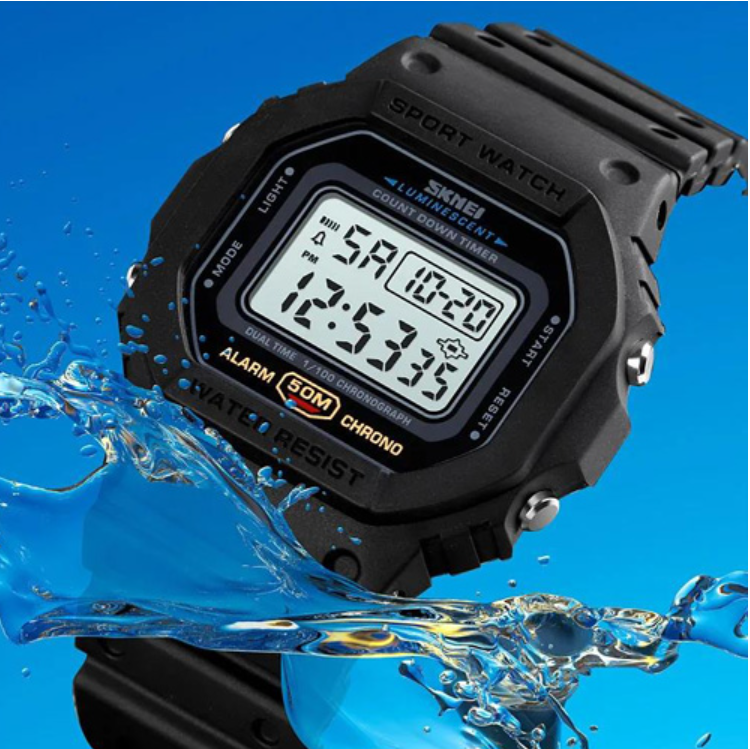 Часы наручные SKMEI 1628BKWT, BLACK-WHITE, 10257 Днепр - изображение 2