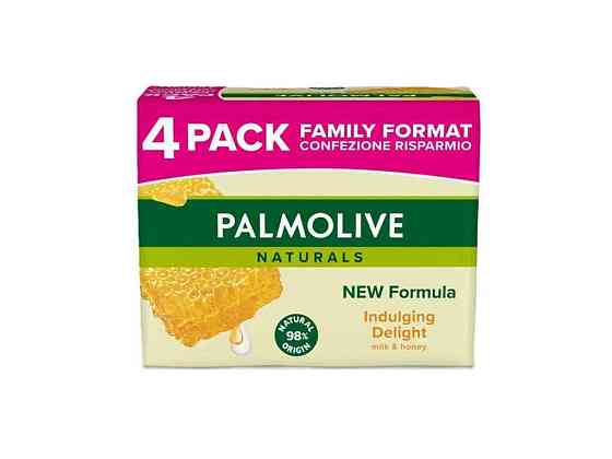 Мыло Натурэль Молочко и Мед 90г*4 шт ТМ PALMOLIVE   Solmir Киев