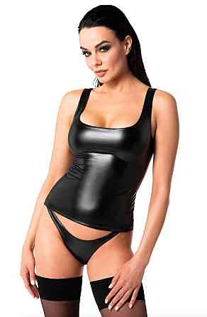 Топ Noir Handmade F346 Powerwetlook top — 3XL Sex Aura Київ