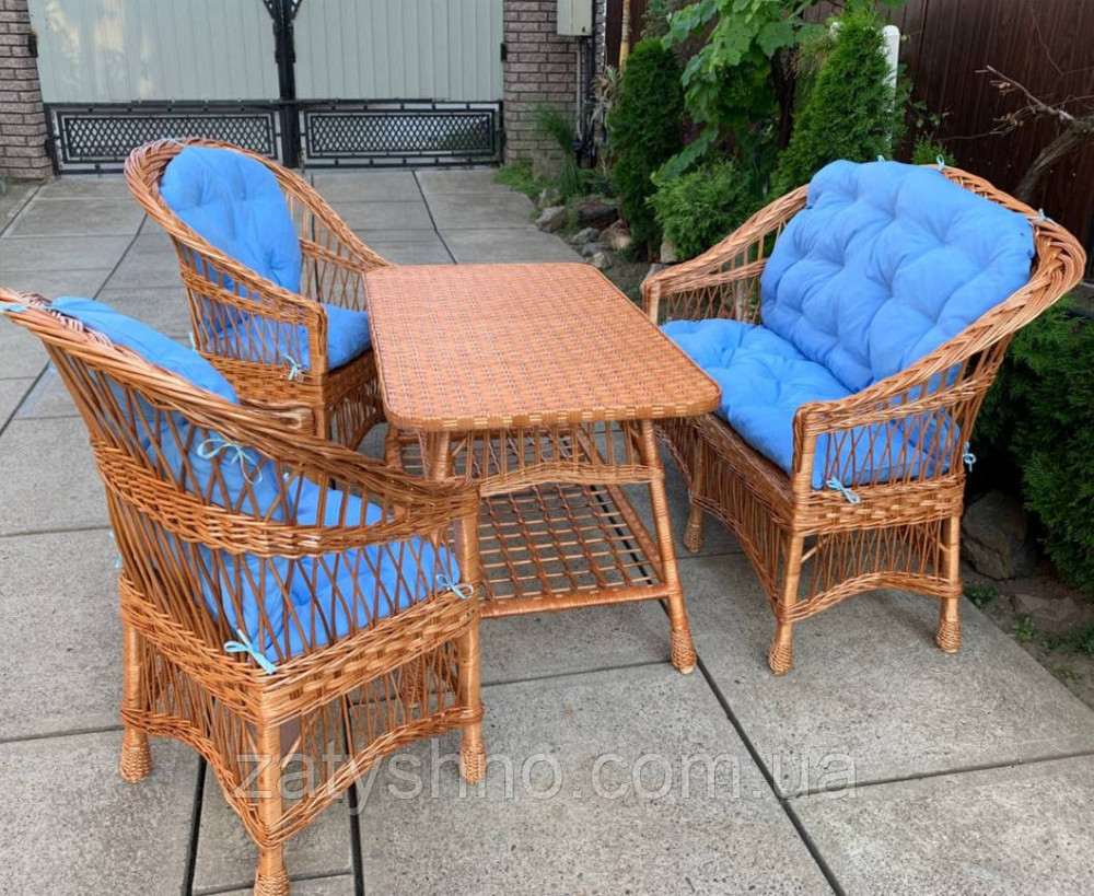 Набор плетеной мебели из лозы Киев - изображение 2