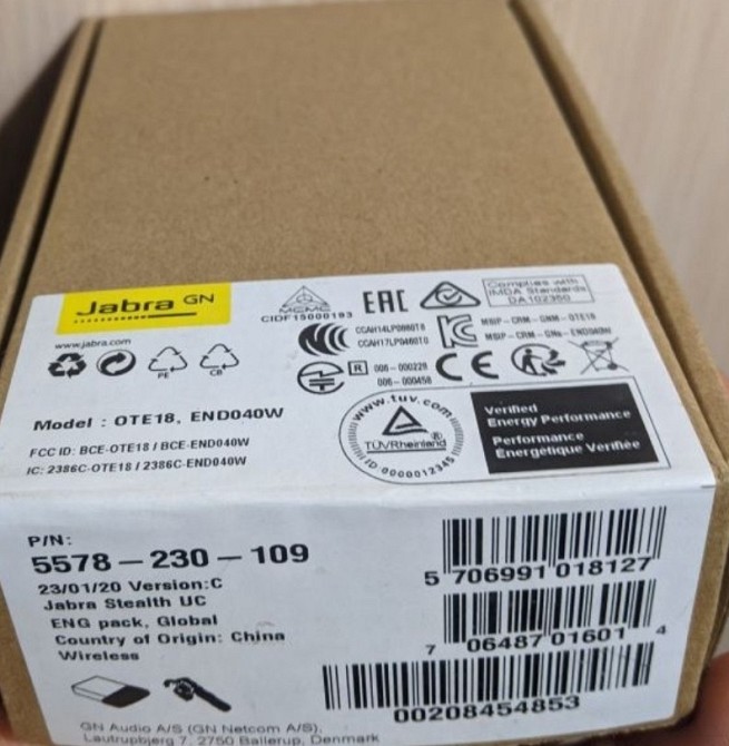 Оригинальный гарнитура блутуз Jabra Stealth UC MS новинка! Talk. Харьков - изображение 4