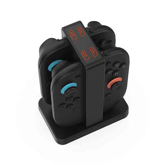 Зарядка для чотирьох джойконів Switch 2 підставка док-станція Dobe TNS-3192B Київ