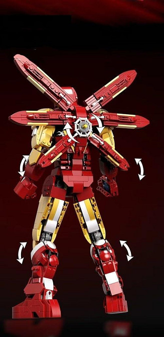 Конструктор Железный человек Iron Man Mechanical Mark 85, 1339 деталь Киев - изображение 4