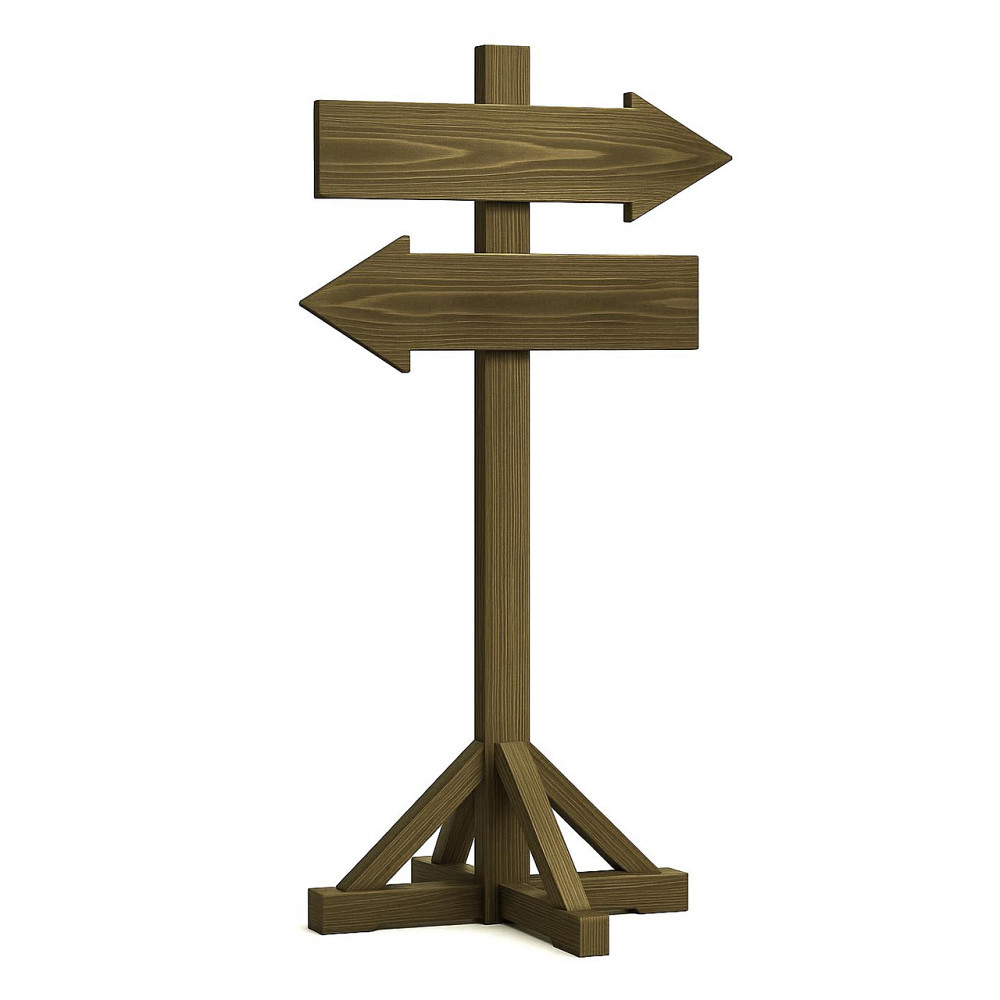 Підлогова стрілка-покажчик "Сабао" палісандр Миколаїв - фото 1