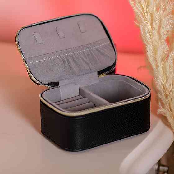 Еко-шкатулка для прикрас на молнії, міні органайзер Київ