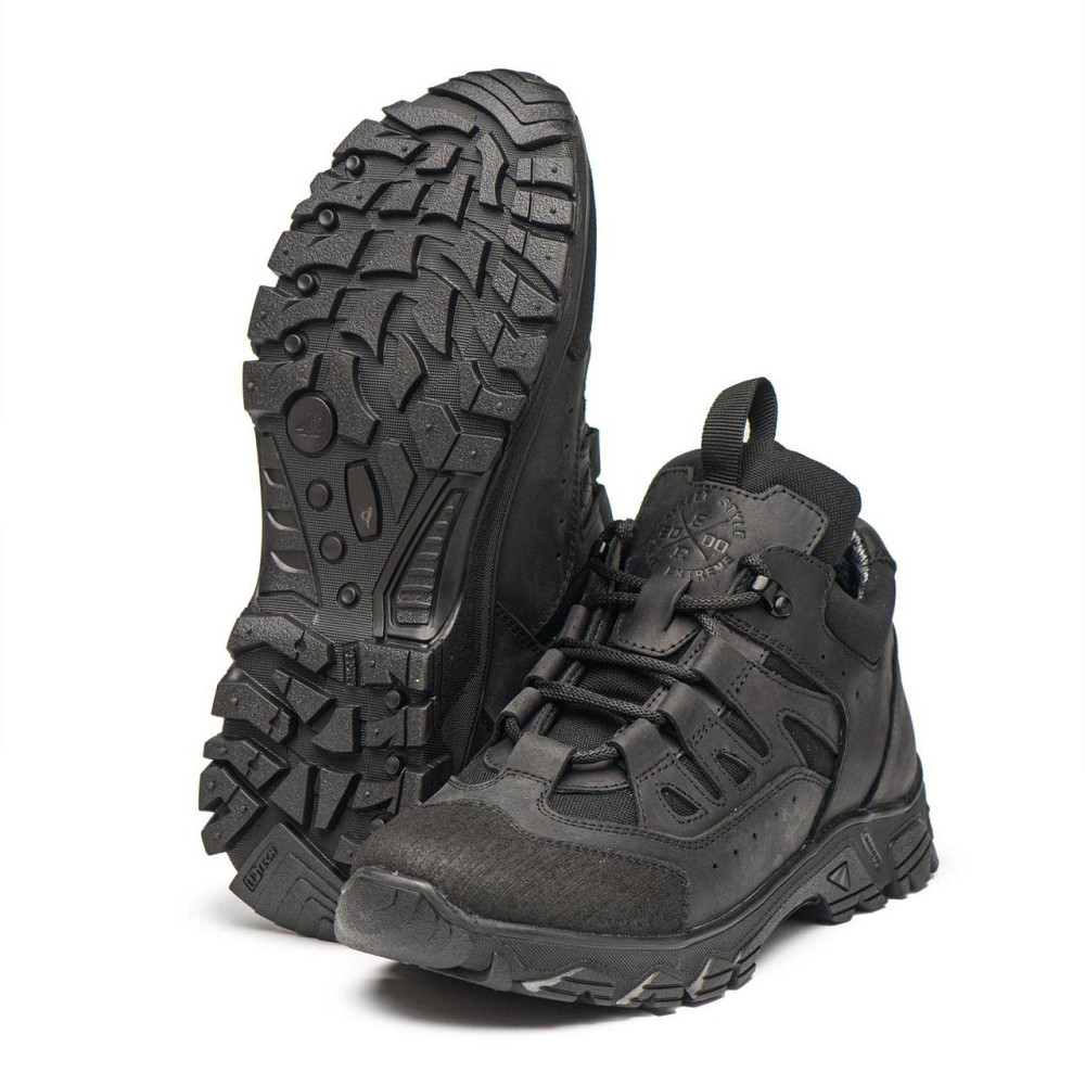 Зимові тактичні кросівки шкіра, на теплому гортексу , колір чорний 42 (28) Харків - фото 8