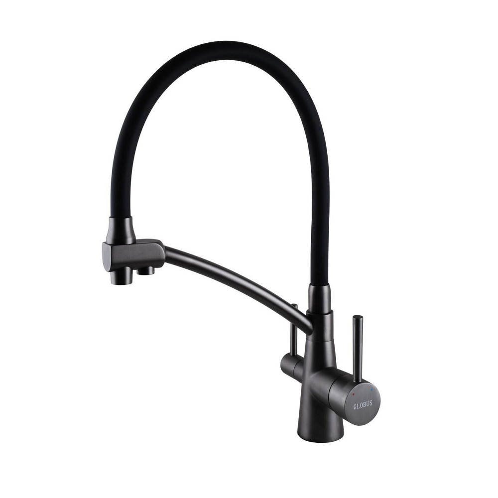 Змішувач для кухні під осмос Globus Lux LAZER GLLR-0700-11-GRAPHITE (000022990) Київ - фото 1