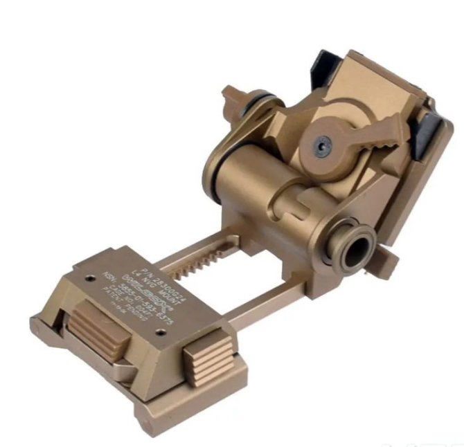 Комплект кріплень Sotac NVG Wilcox L4G24 + J-Arm (метал) для приладу нічного бачення PVS-14 на шолом Койот Вінниця - фото 9