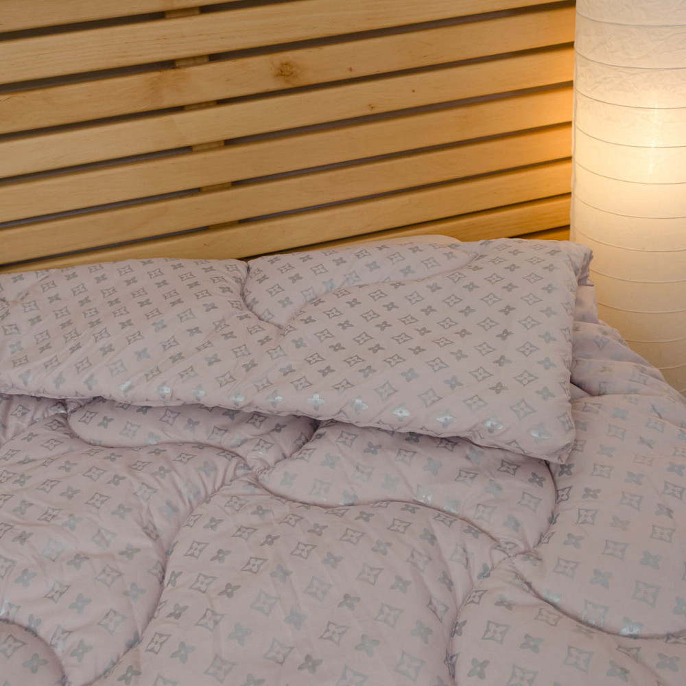 Ковдра силіконова зимова Жако Полісатин YouStar дитяча 110х140 см (Сріблястий) Суми - фото 3