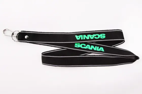 Шнурок на шию для ключів з карабіном Scania Вінниця