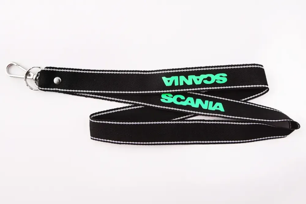 Шнурок на шию для ключів з карабіном Scania Вінниця - фото 1