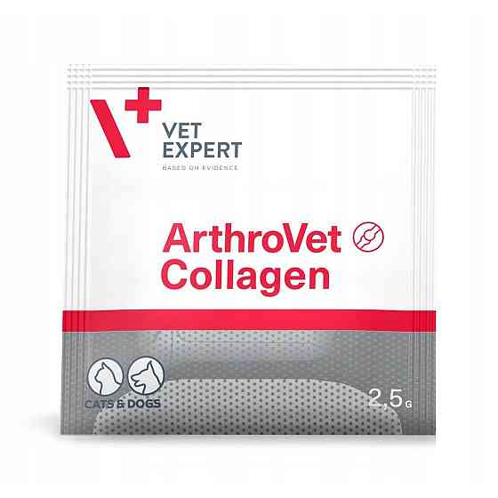 Харчова добавка для собак і кішок ArthroVet Collagen (АртроВет Колаген) - підтримка, захист суглобів, 60 саше Вінниця