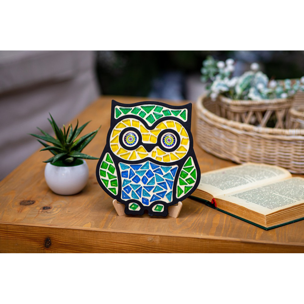 Дитячий набір для творчості кришталева мозаїка "Сова" MA2004 Вінниця - фото 2