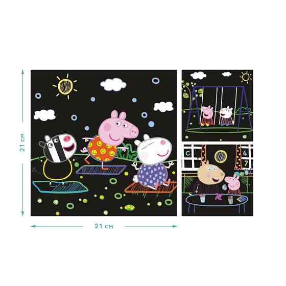 Набір гравюр Peppa Pig "Гра з друзями" Dodo 200186 Вінниця