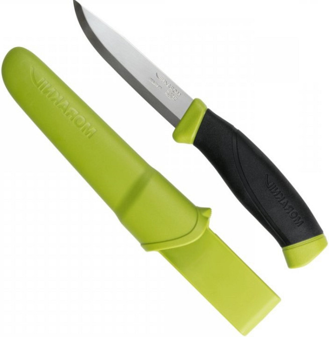 Туристичний Ніж із чохлом Morakniv "Companion" Olive Green (14075) Нержавіюча сталь Нововолинськ - фото 1