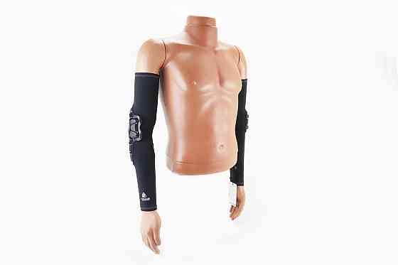 Налокітники захисні (пластик) із чорним сонце захисним рукавом к-кт 2шт, Чорні Київ