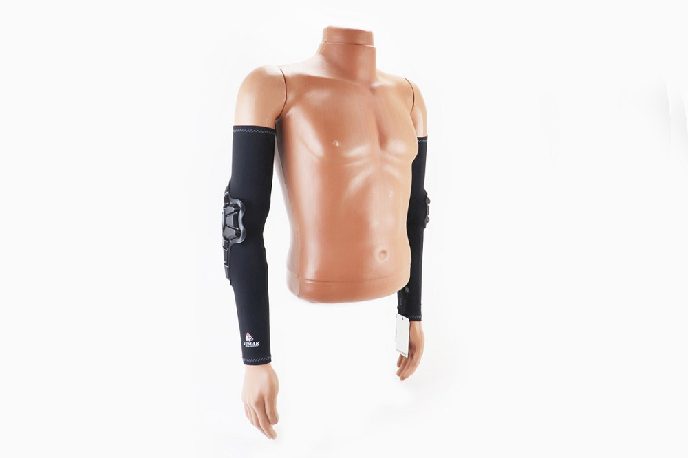 Налокітники захисні (пластик) із чорним сонце захисним рукавом к-кт 2шт, Чорні Київ - фото 1