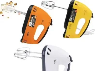 Ручной кухонный миксер 7 скоростей 4 насадки DOMOTEC R-6633B Коломыя