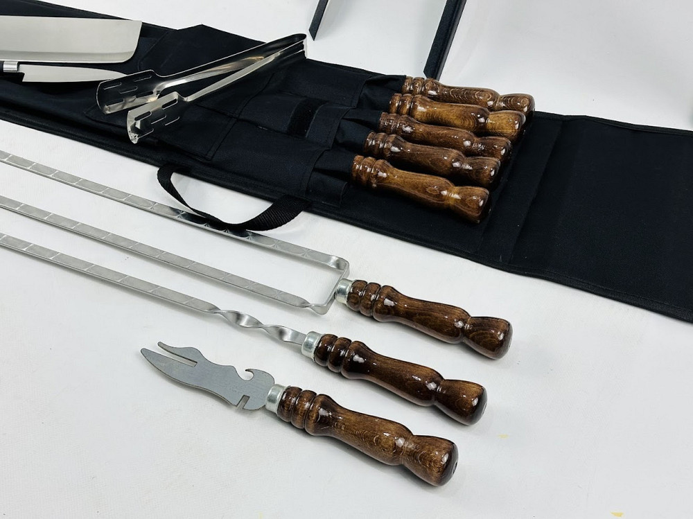 Набір шампурів у чохлі приМЕР No2 HAPPY DAYS Подарунковий набір для шашлика Тернопіль - фото 5