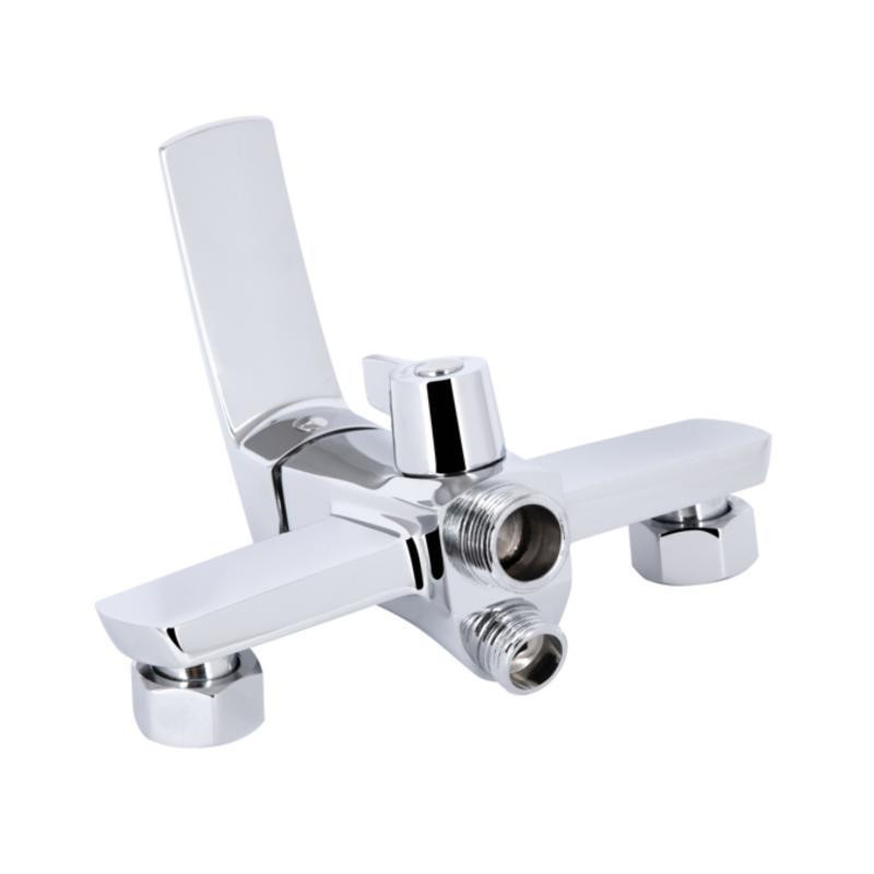 Смеситель для ванны с длинным поворотным изливом, c душевым гарнитуром Qtap Tern QTTER260CRM47587 Chrome Харьков - изображение 4