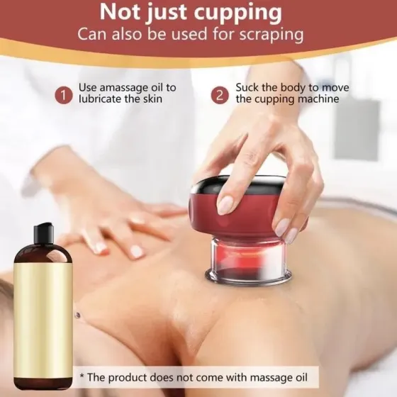 Электрический вакуумный баночный массаж | Массажер для тела | Массажер с эффектом банок Коломыя