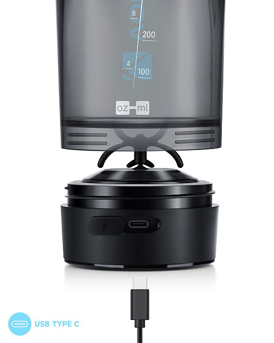 Шейкер спортивний електричний VOLTRX Gallium 700 мл. Tritan Blue Кам'янське - фото 7