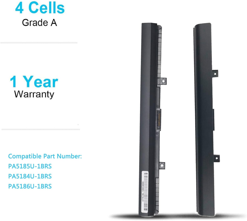 Аккумулятор для ноутбука Toshiba Satellite C50 C55 L55 серии (PA5185U-1BRS) 2200mAh 14.8V Li-ion Premium Grade A Киев - изображение 4
