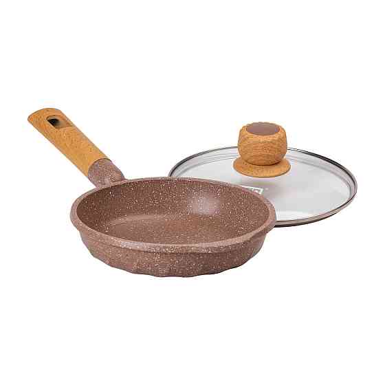 Сковорода з антипригарним покриттям Ø 20 см, 1 л, кавова Київ