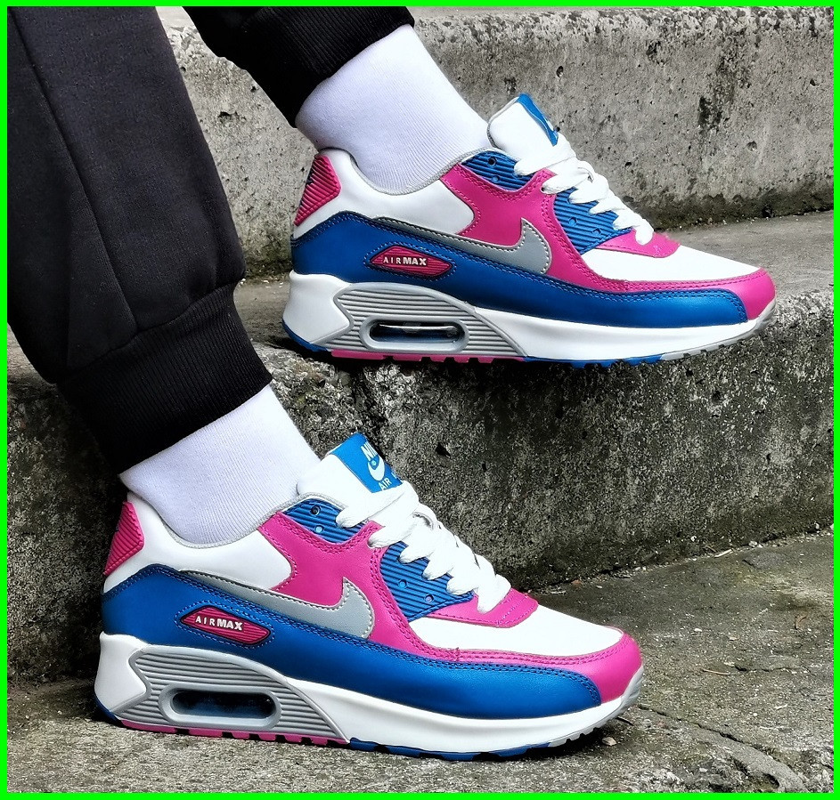 Кроссовки Nike 90 Женские Разноцветные с Амортизацией Цветные Найк (размеры: 37,38,39,40,41) Видео Обзор Днепр - изображение 4