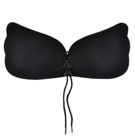 Бюстгальтер невидимка на силиконе женский на шнурке черный Киев - изображение 2